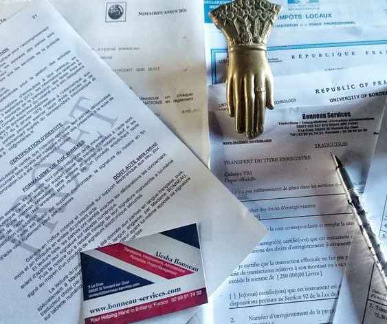 Bonneau traduction services de traduction aux particuliers